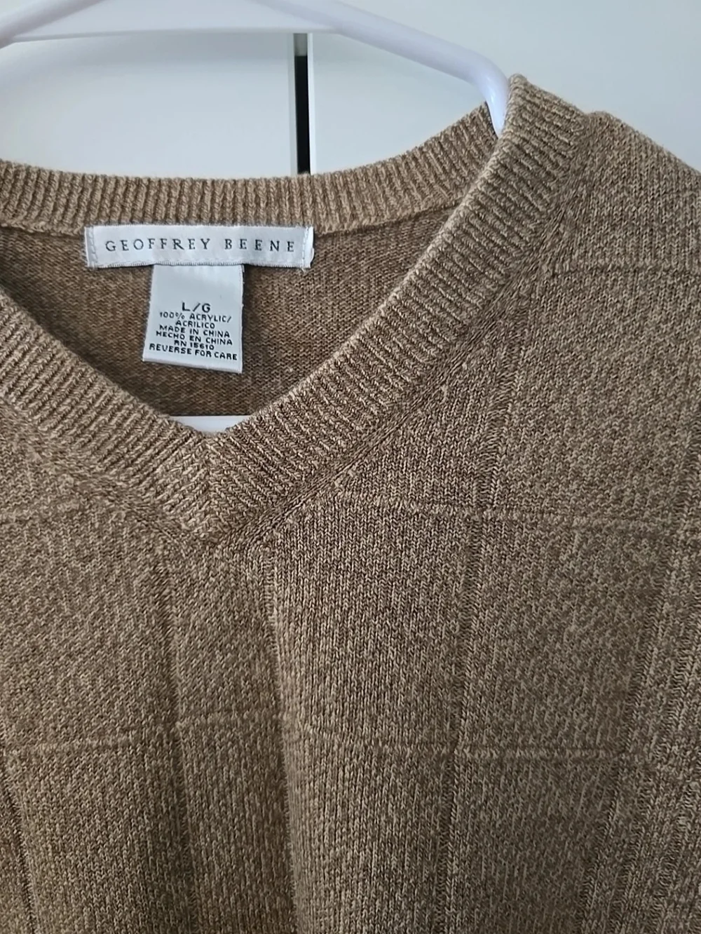 Geoffrey Beene Men's Sweater Size Large